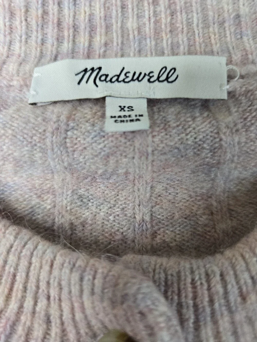 Madewell Wool Blend Striped Bowden Henley Sweater